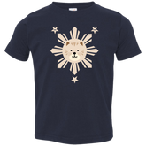 Kids  Yellow Sun Cat Toddler Jersey T-Shirt